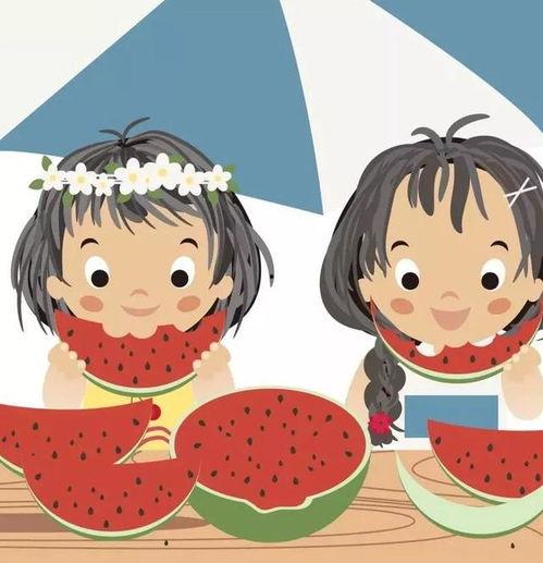 网红吃瓜头像卡通可爱,萌趣卡通，可爱至极的视觉盛宴